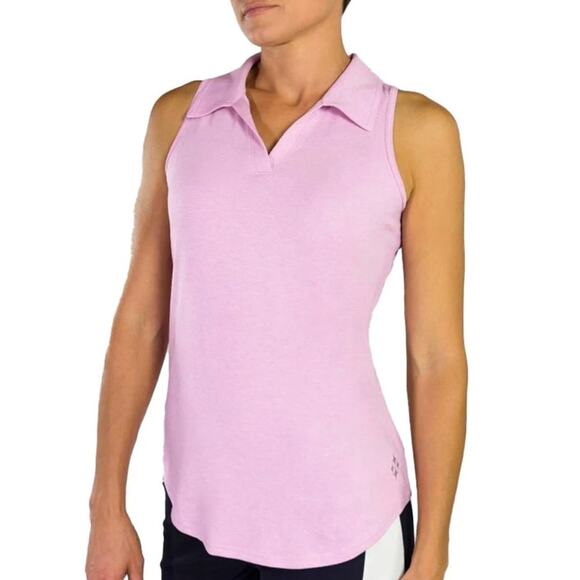 Bette & Court sleeveless Golf Pink Shirt Women’s Size S - Picture 1 of 8